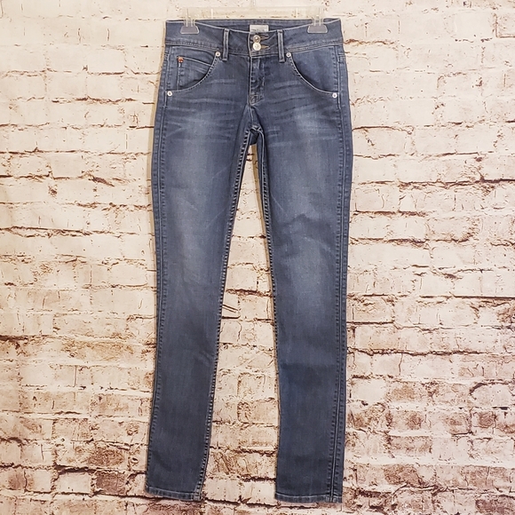 Hudson Collin Flap Skinny Jean Medium Wash Size 25 - Picture 3 of 10